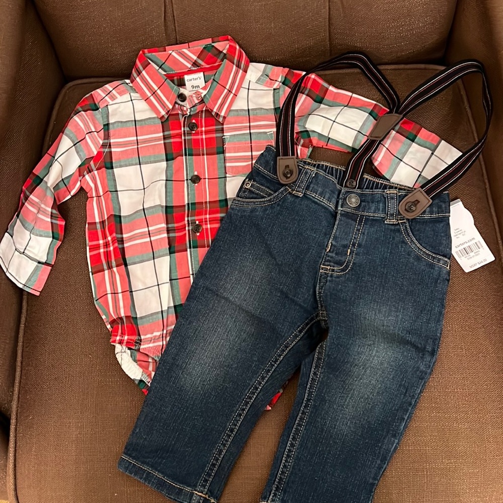 NWT Carter's 2 piece set  9 months